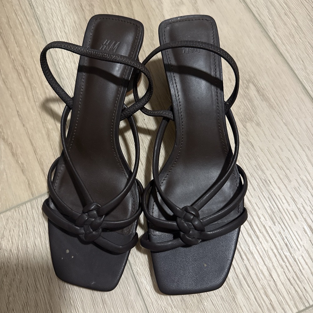 H&M Black Strappy Sandals